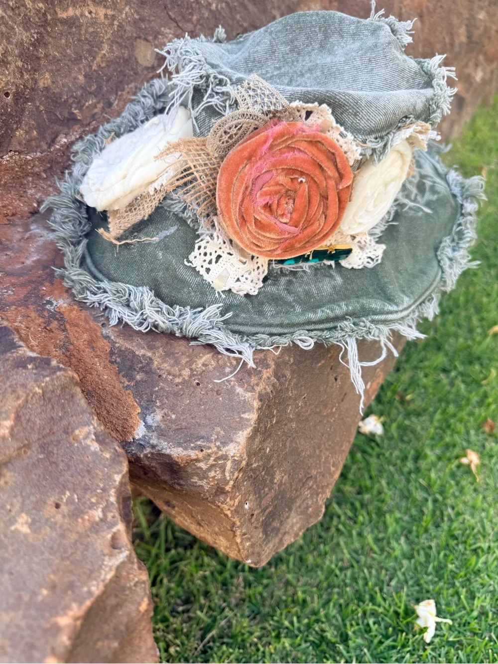 Handmade Floral bucket hat